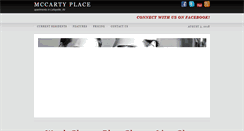 Desktop Screenshot of mccartyplace.com